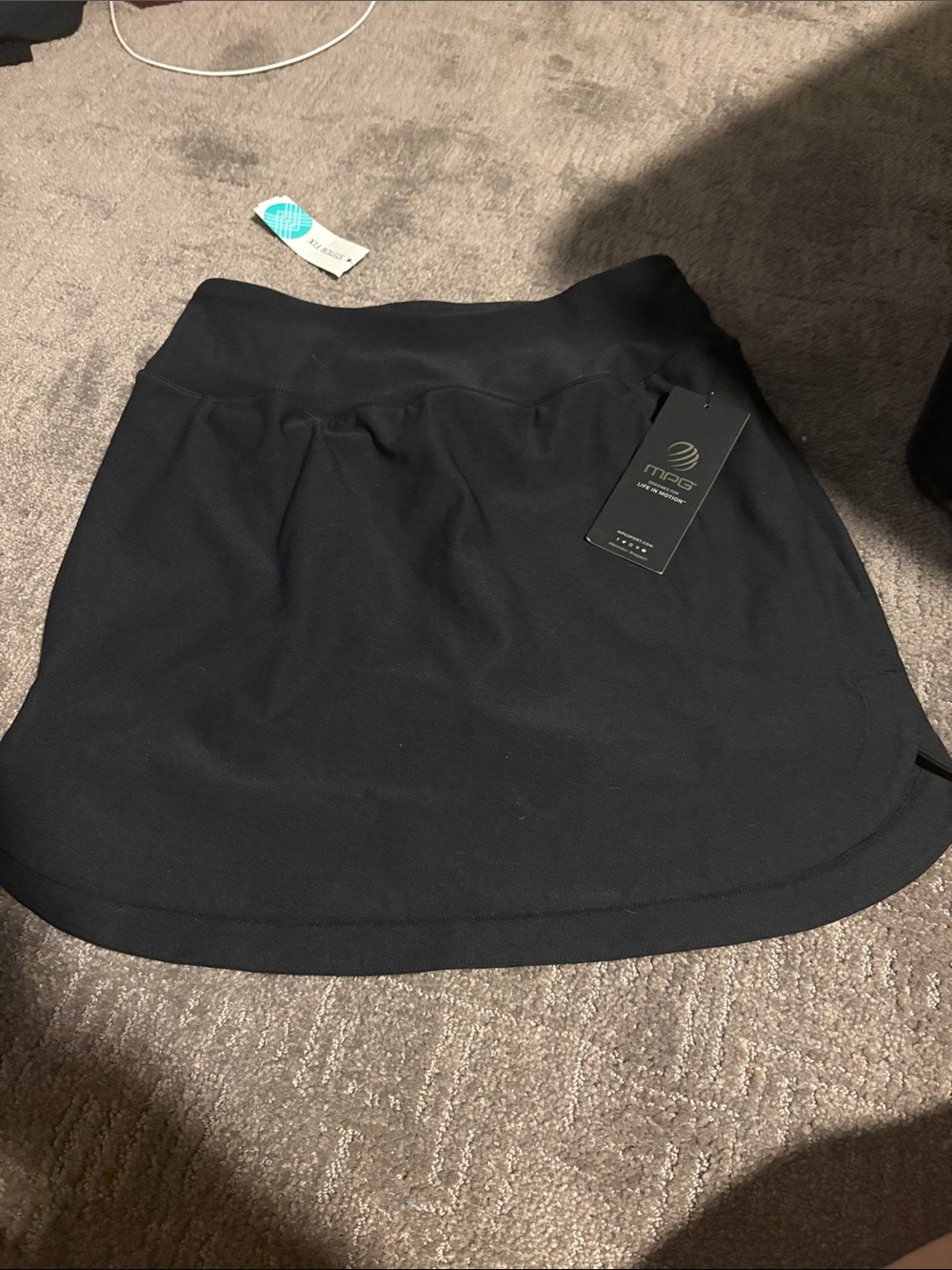 MPG Black Circle Skirt - Athletic Skater Style